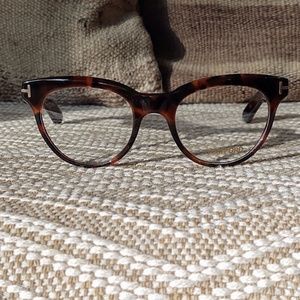 NEW TOM FORD TF5378 052 49MM TORTOISE EYEGLASSES